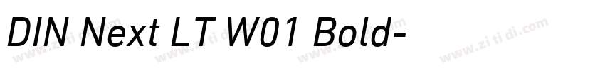 DIN Next LT W01 Bold字体转换